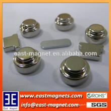 Kundenspezifische Knopfform Neodymmagnet / besonders angefertigte spezielle geformte permenent Neodym NdFeB / unregelmäßige Form-Magneten